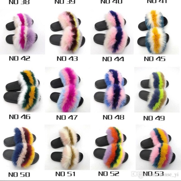 Fluffy slides for women 🥰 - Picture 2 of 2